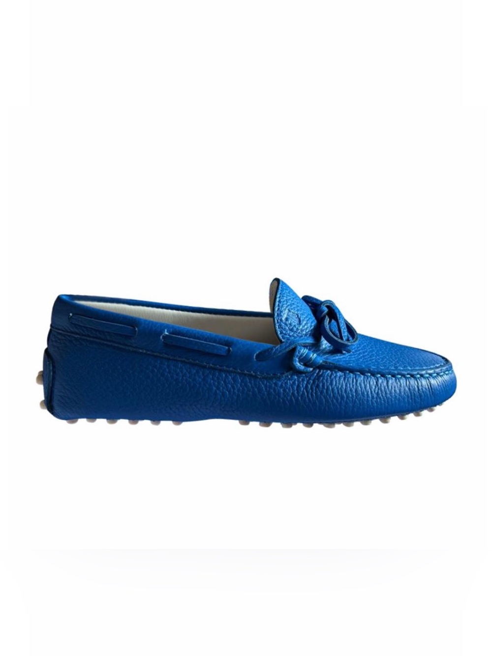 Tod’s Blue Kid's Leather Driving Loafers